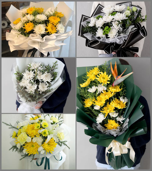 福建福州连江县潘度乡高岳村白事花束代送